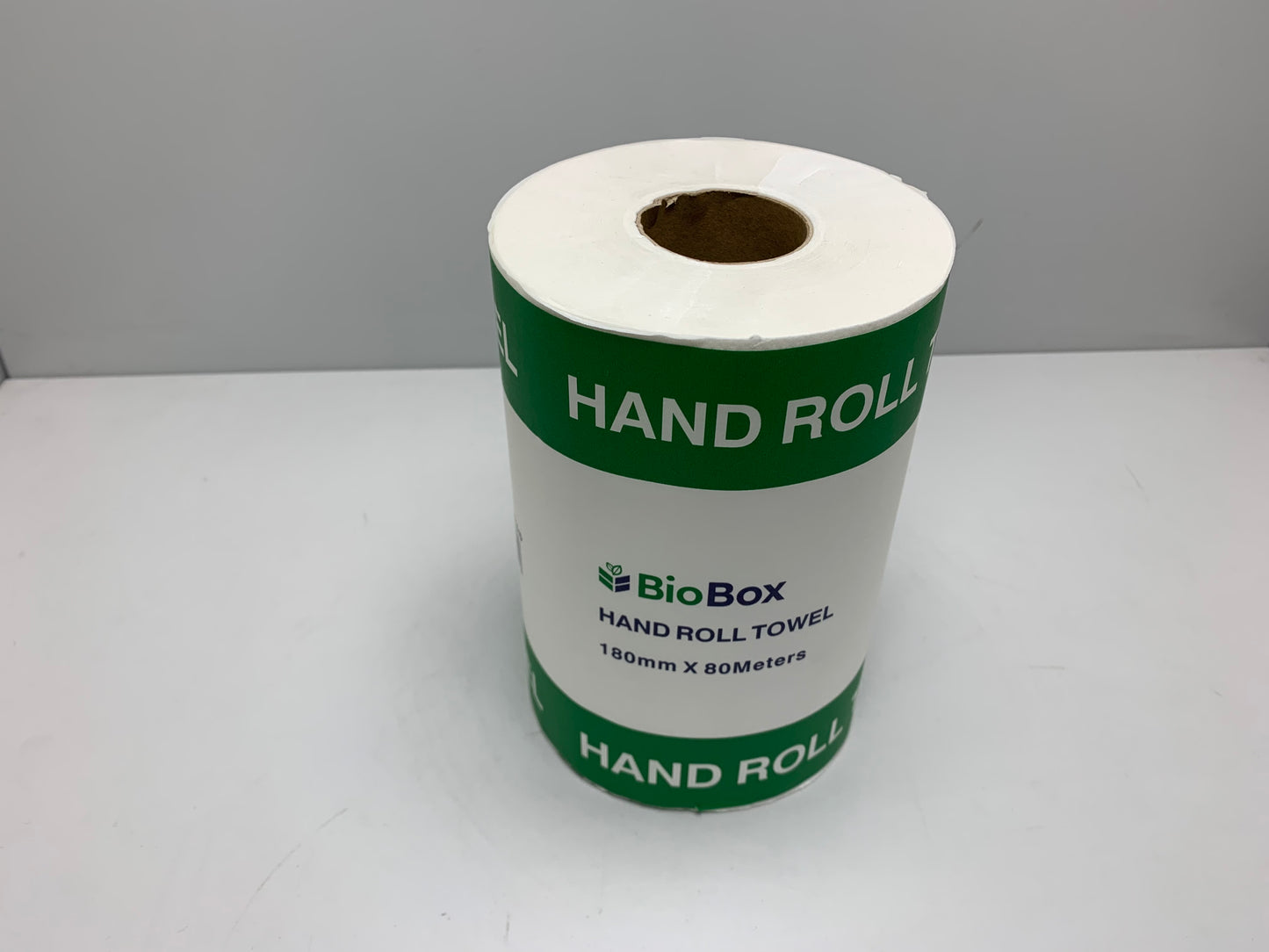 (BioBox) 80m Paper Hand Towel Roll (16 Rolls/Ctn) - Individually paper wrapped