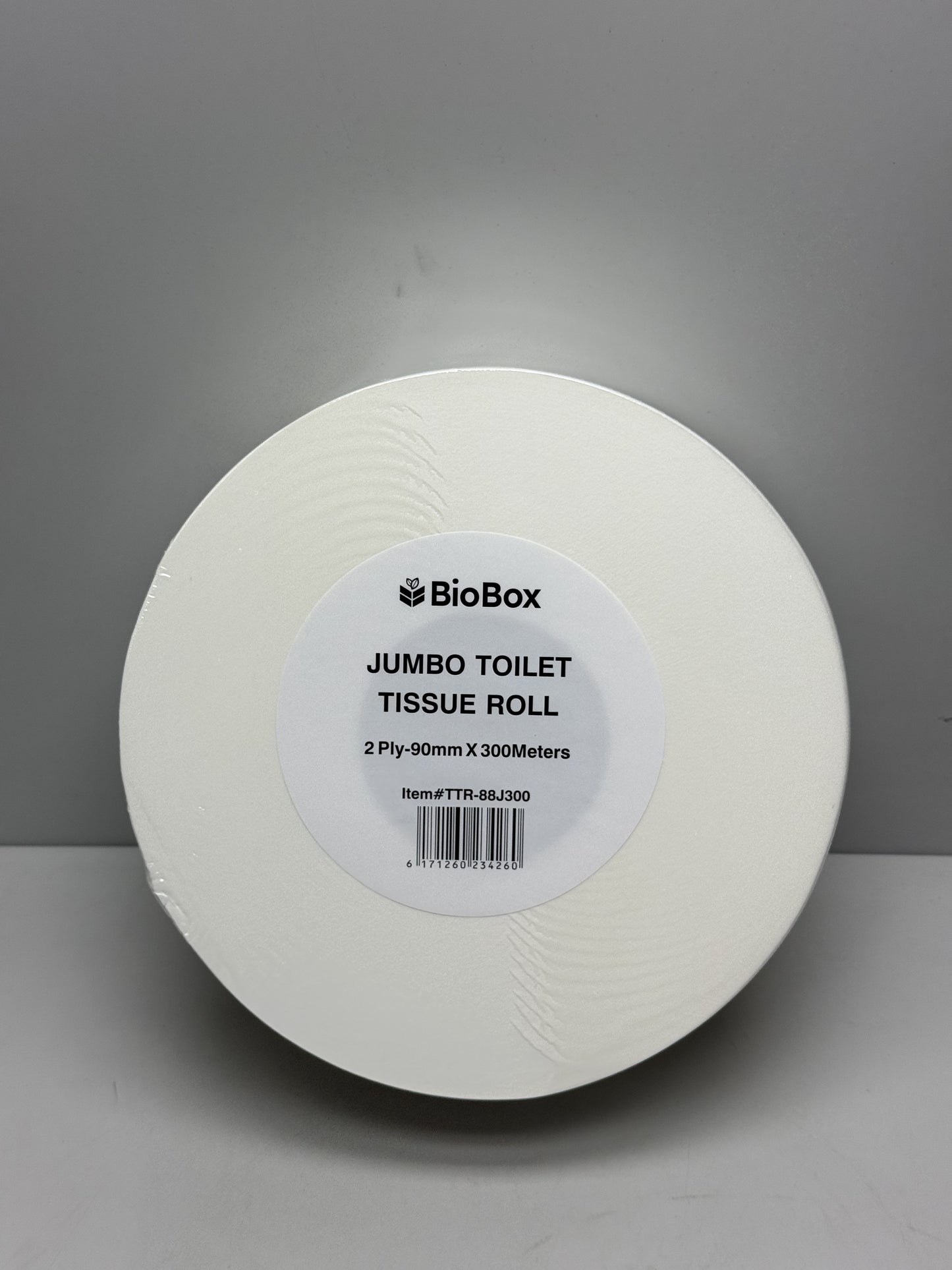 (BioBox) Jumbo Toilet Roll (8 Rolls/Ctn) - Individually wrapped