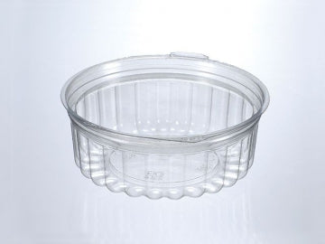 8oz Plastic Clear Sho Bowls- Flat Lid (250pcs)