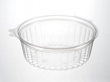 24oz Plastic Clear Sho Bowls- Flat Lid (150pcs)