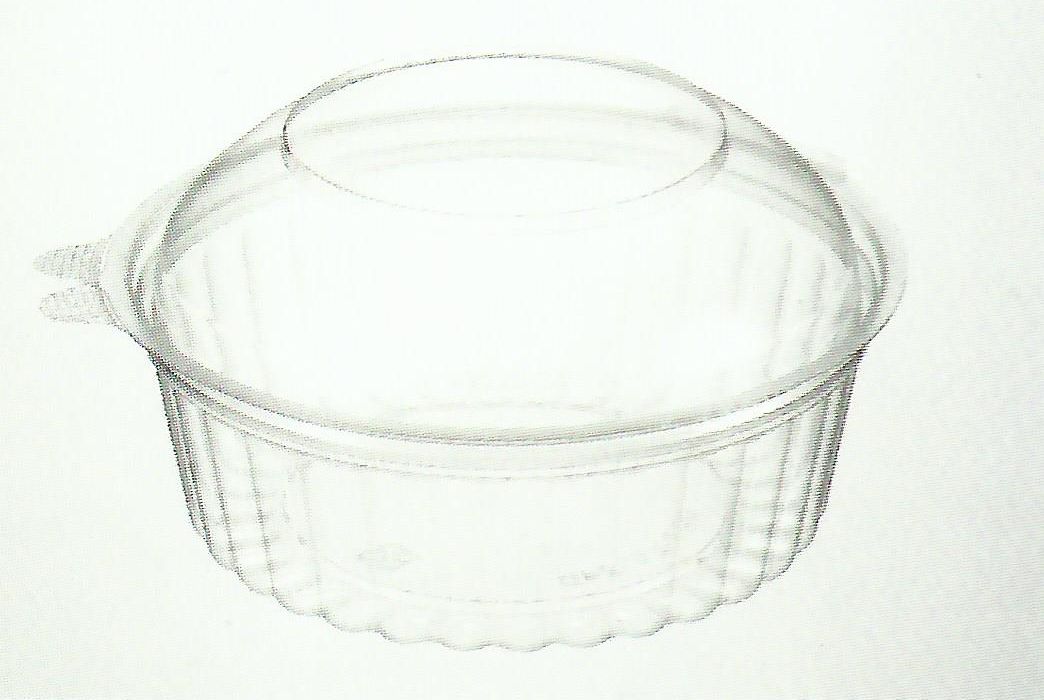 48oz Plastic Clear Sho Bowls- Dome Lid (150pcs)