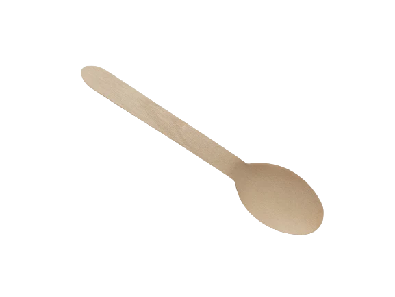 160mm Wooden Spoon - Grade A (1000pcs)